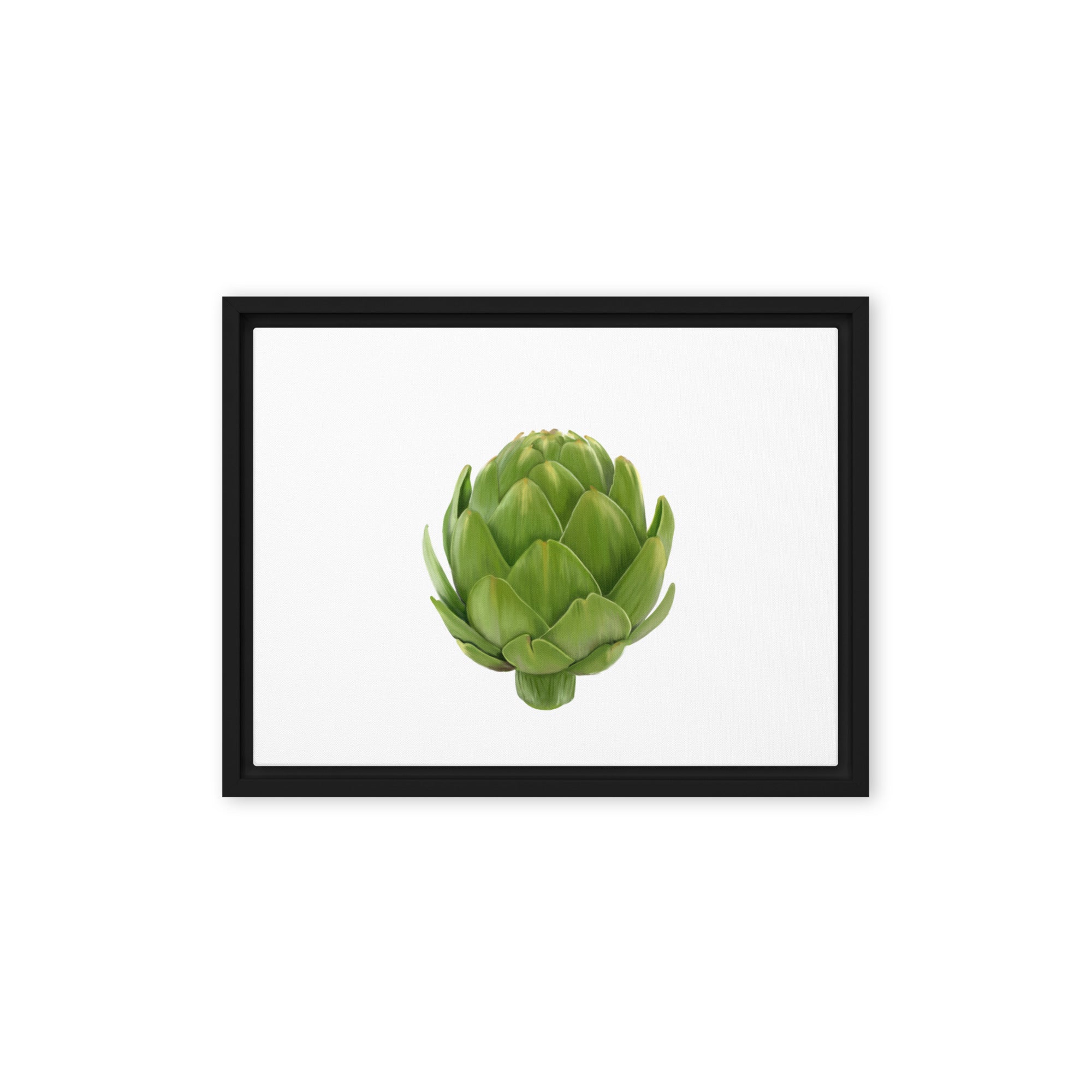 Framed Artichoke canvas