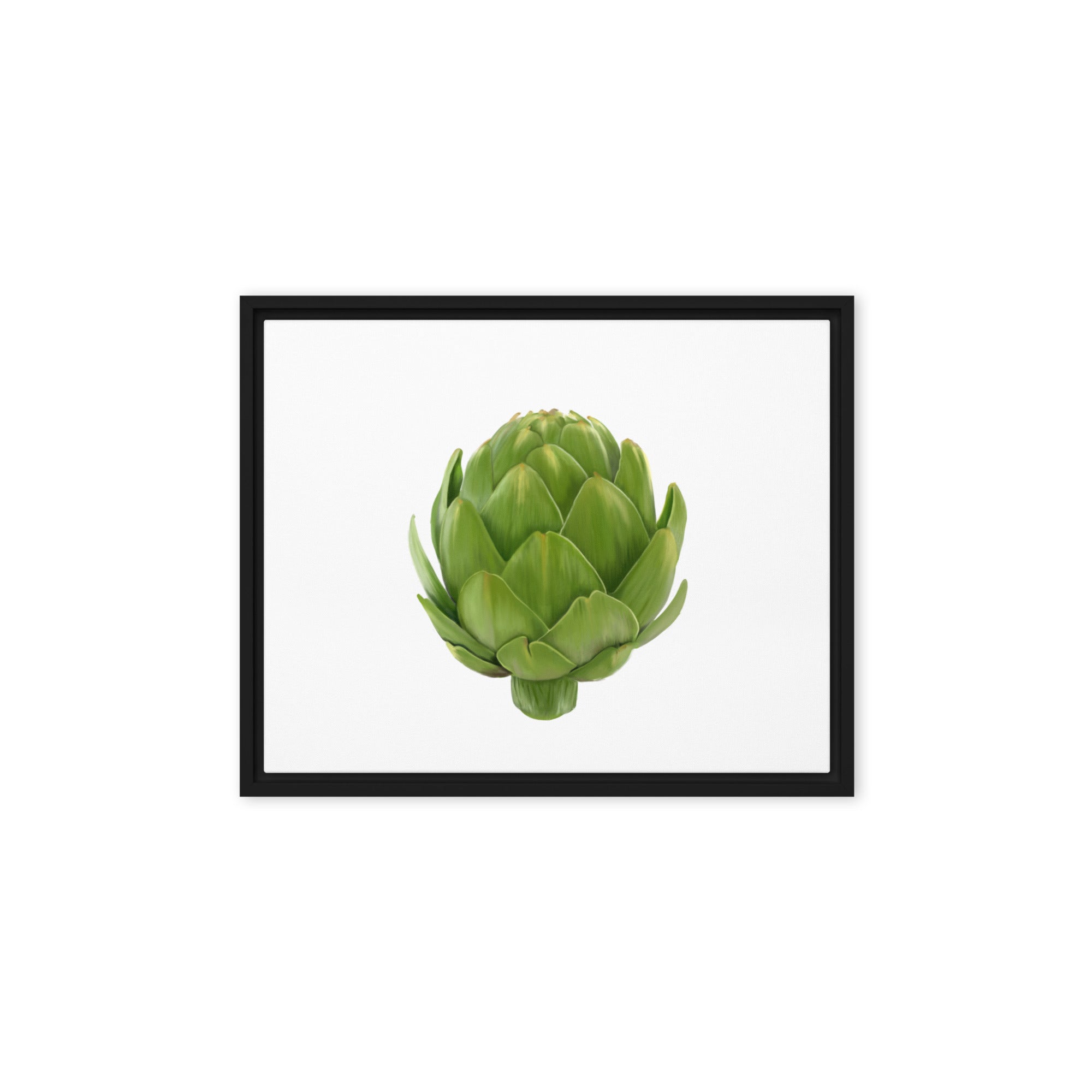 Framed Artichoke canvas