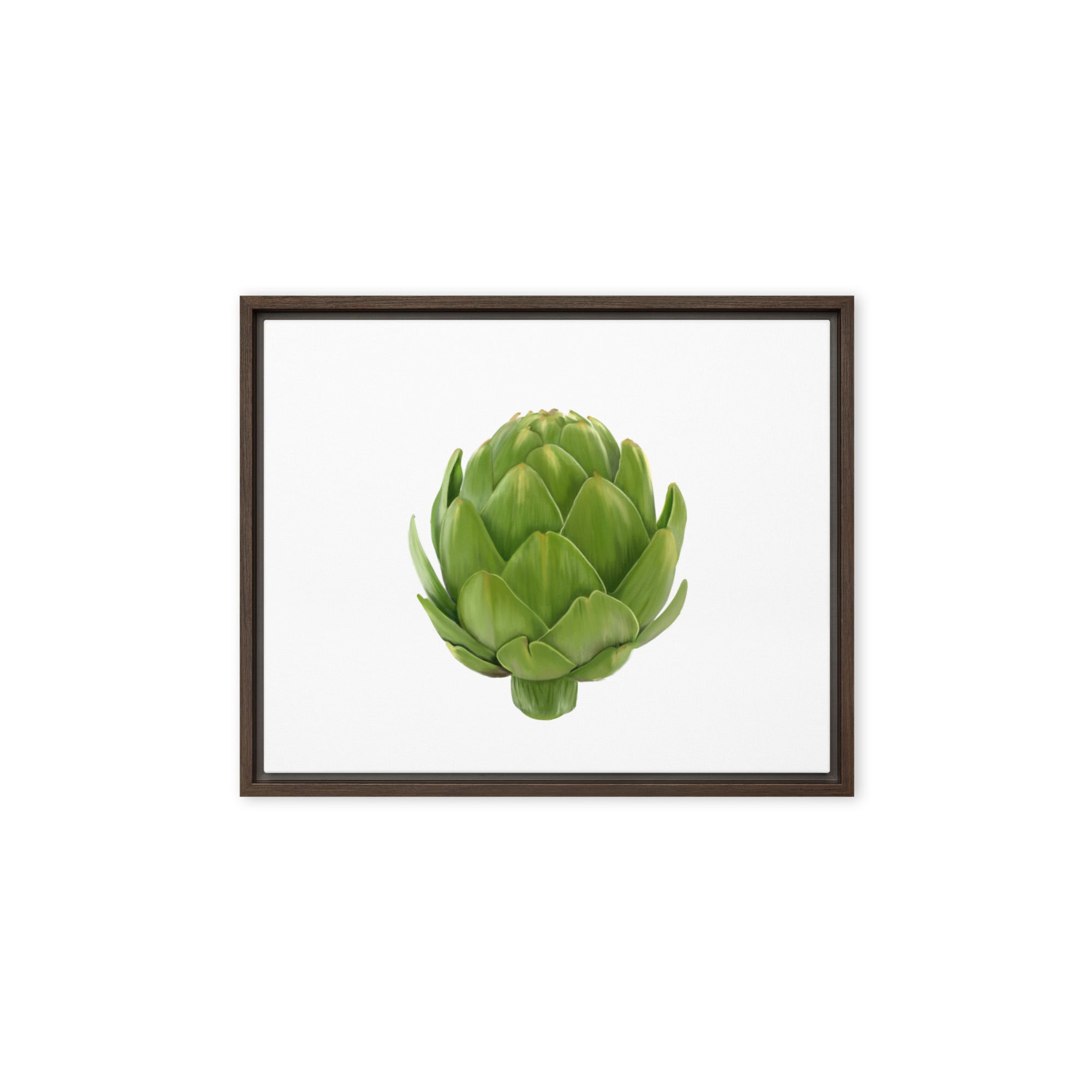 Framed Artichoke canvas