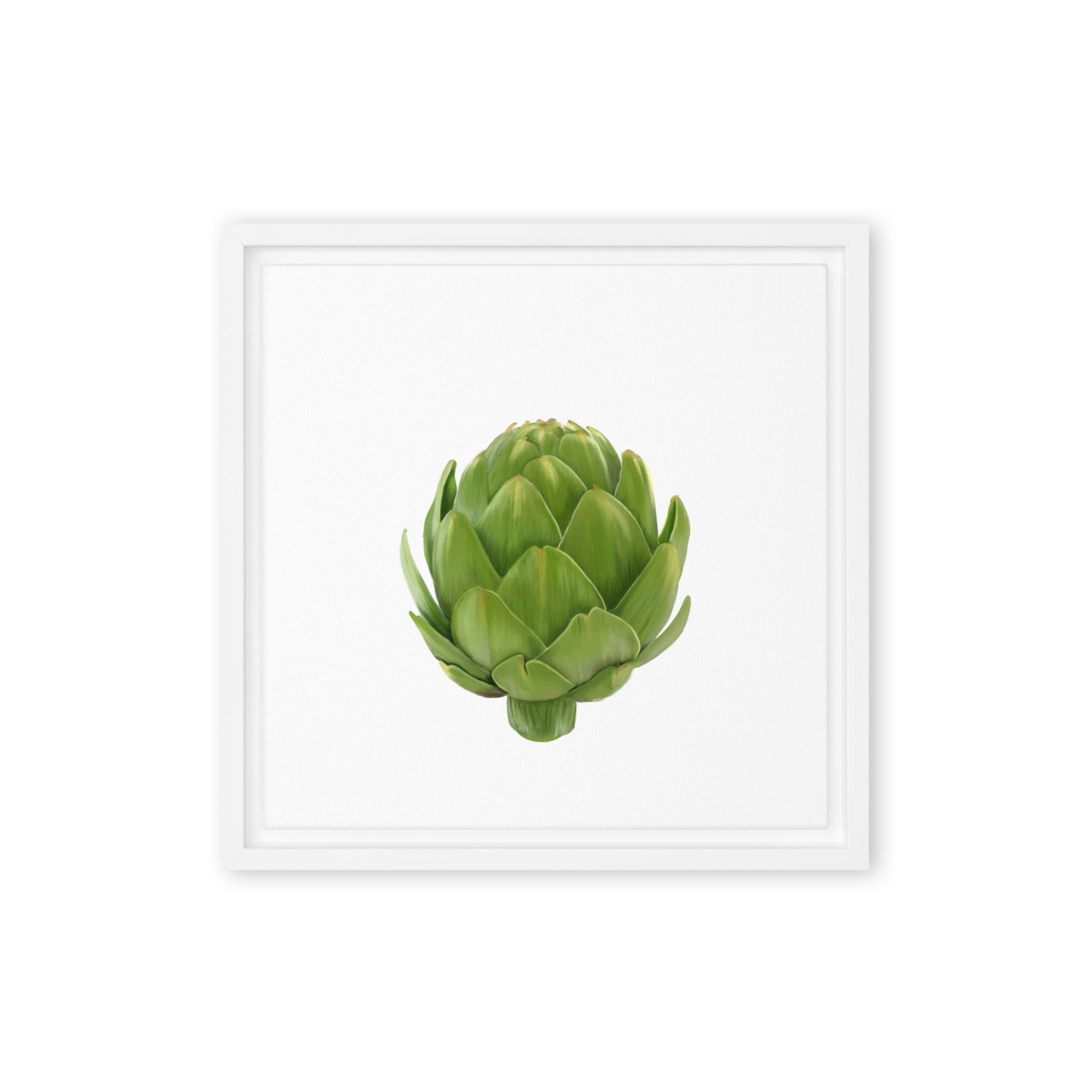 Framed Artichoke canvas