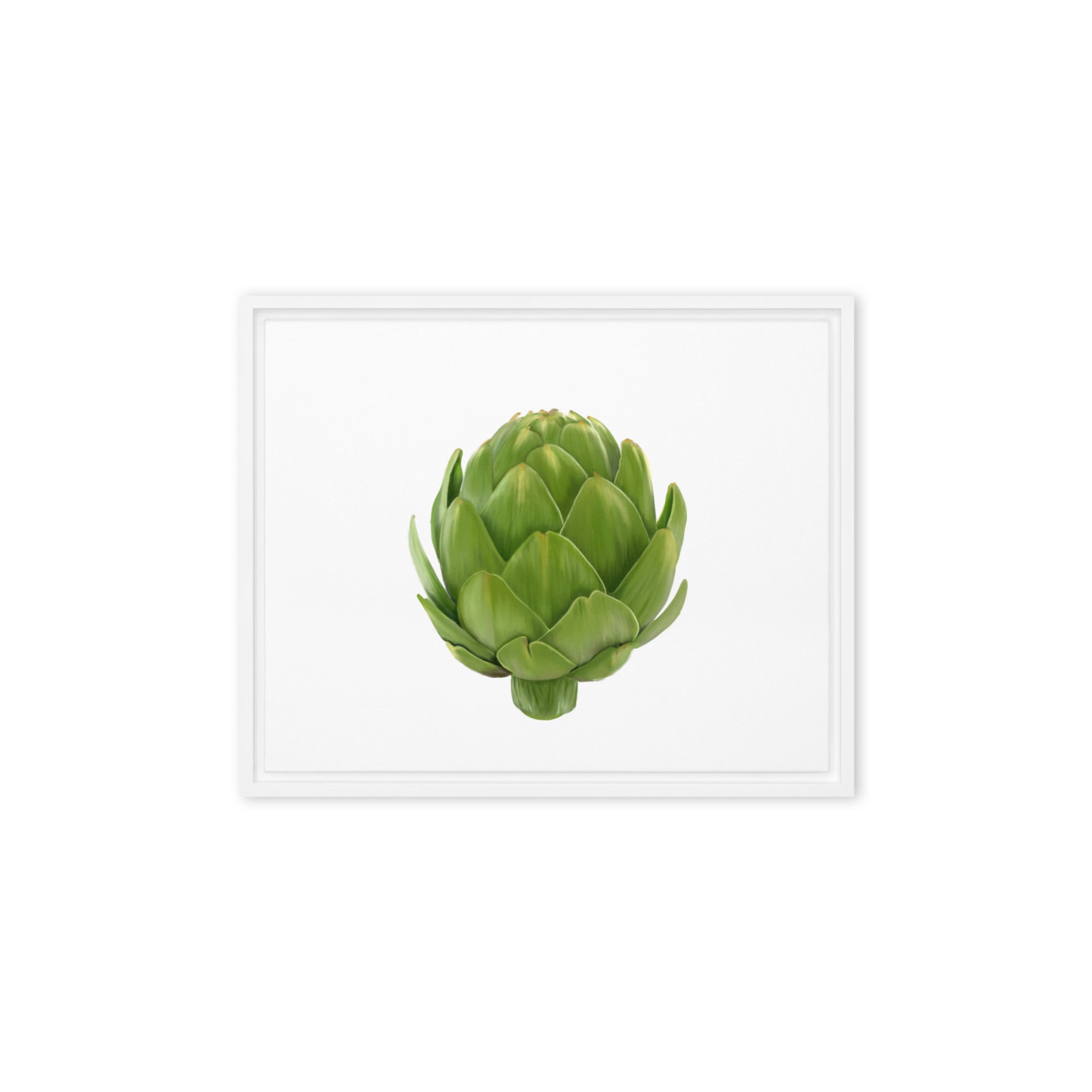 Framed Artichoke canvas