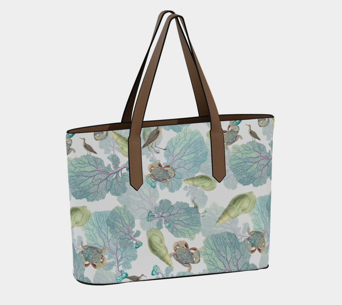 By the shore nvegan leather tote