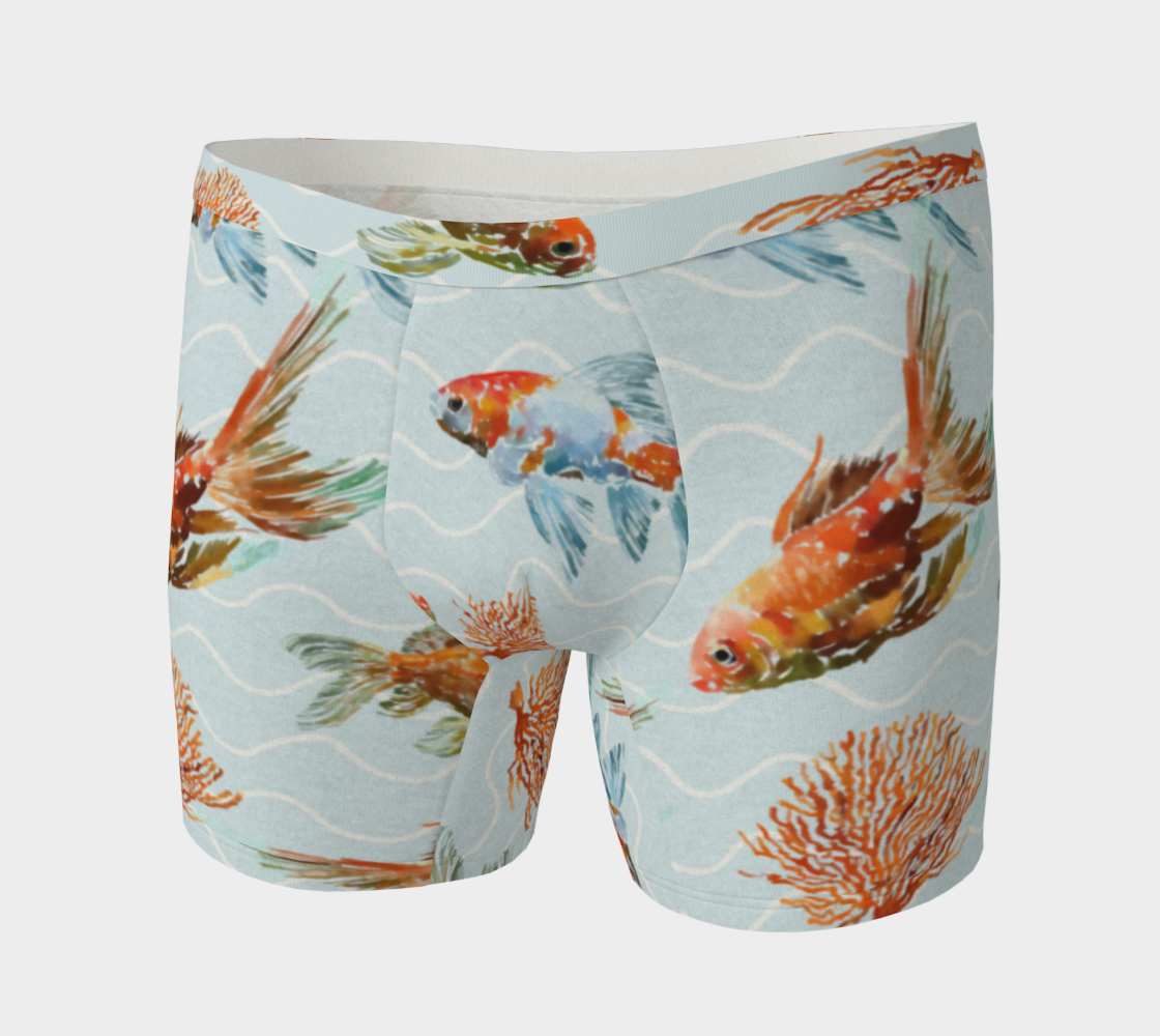 GOLDFISH WATERCOLOUR REPEAT REPEAT