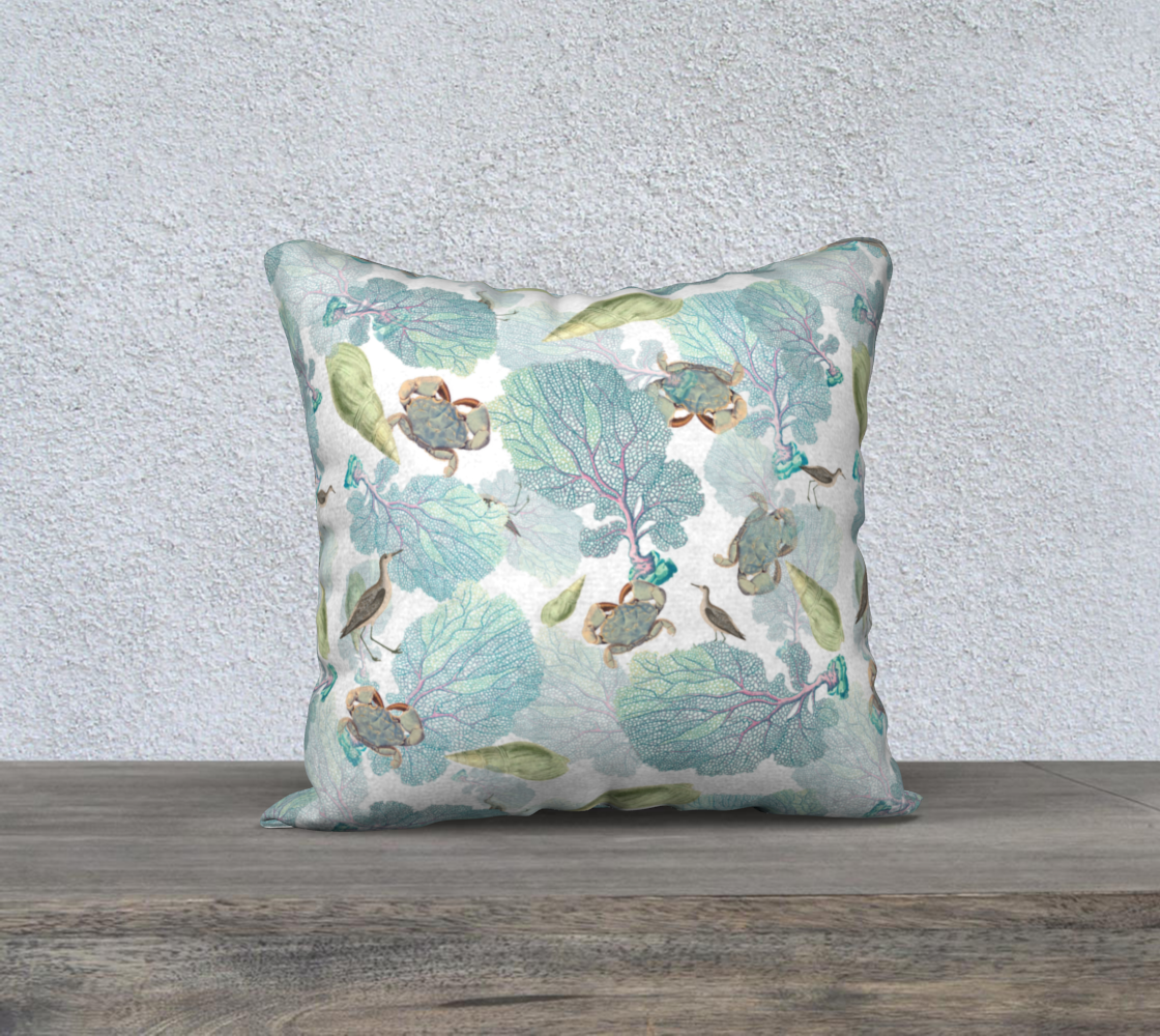 By the shore COTTON CANVAS PILLOW CASE