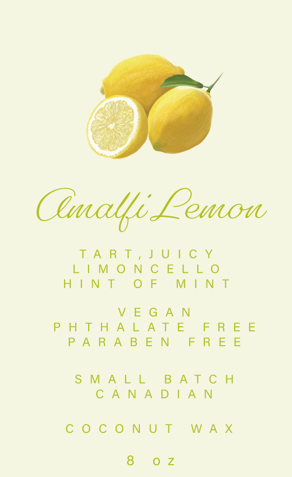 Amalfi Lemon Luxury Candle