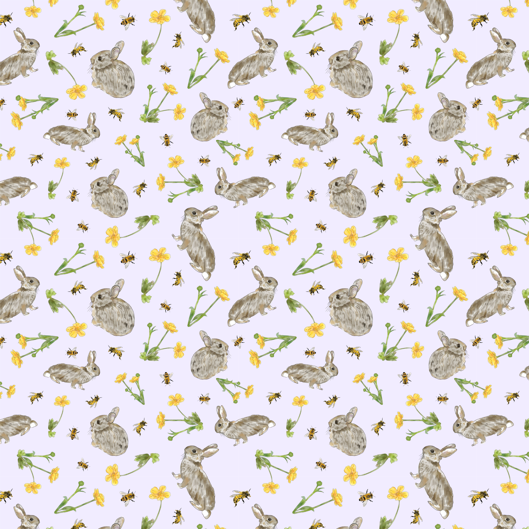 Bunnies, Bees and Buttercups
