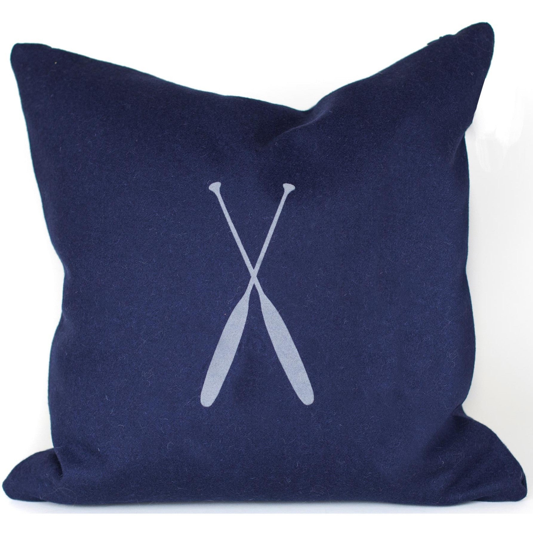 Paddles Merino Wool Throw Pillow.