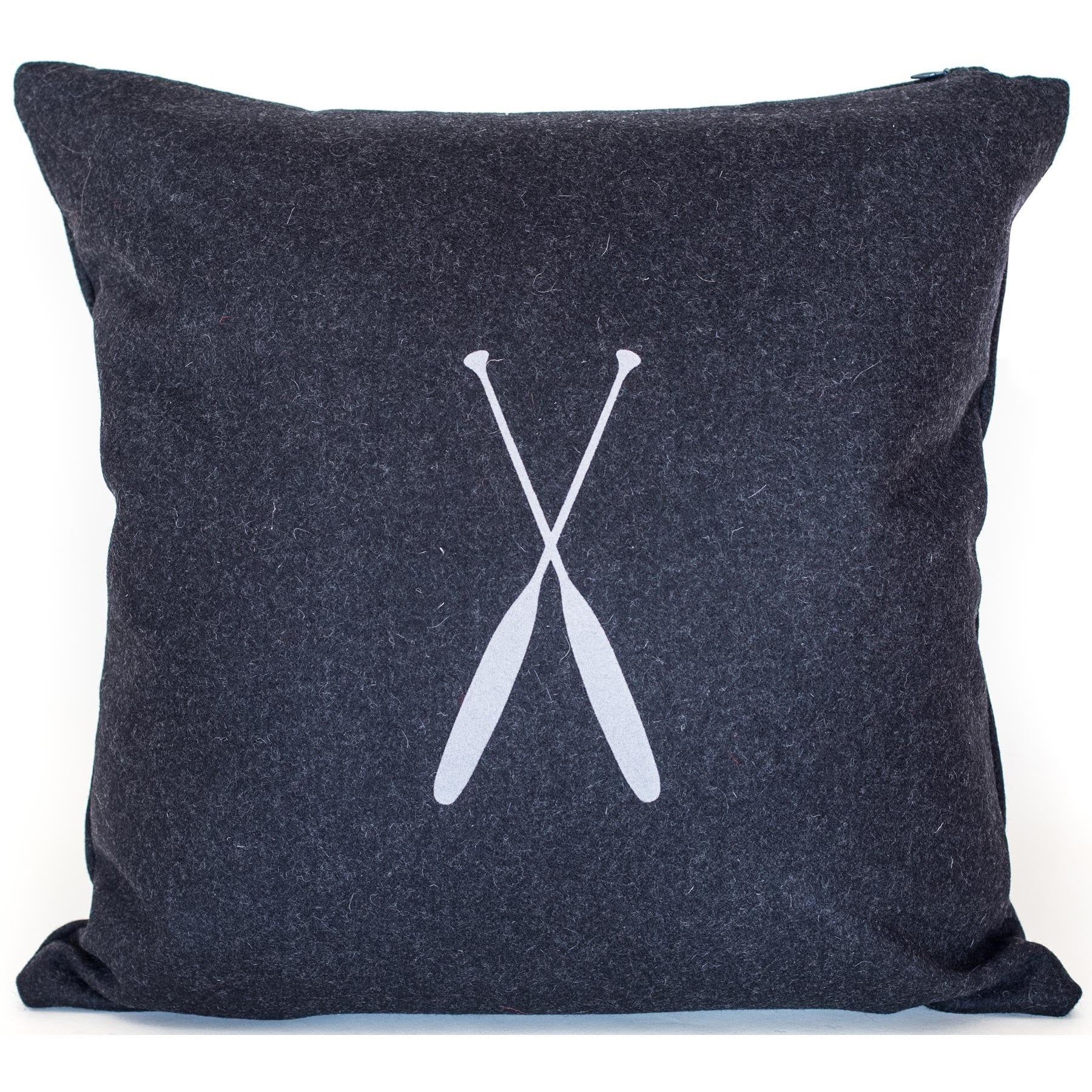 Paddles Merino Wool Throw Pillow.