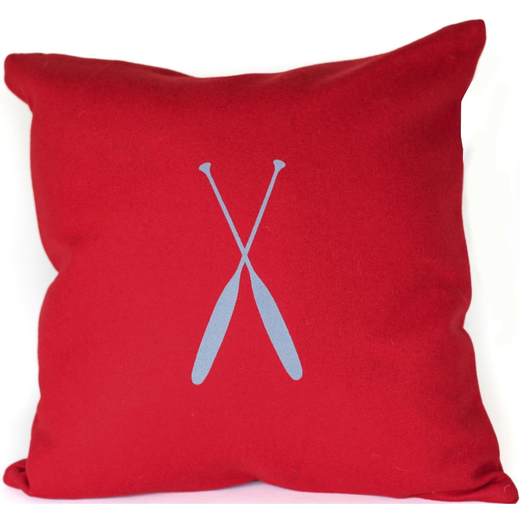 Paddles Merino Wool Throw Pillow.