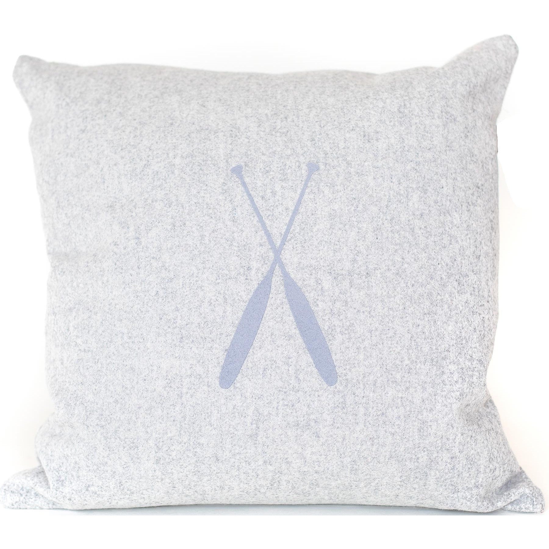 Paddles Merino Wool Throw Pillow.