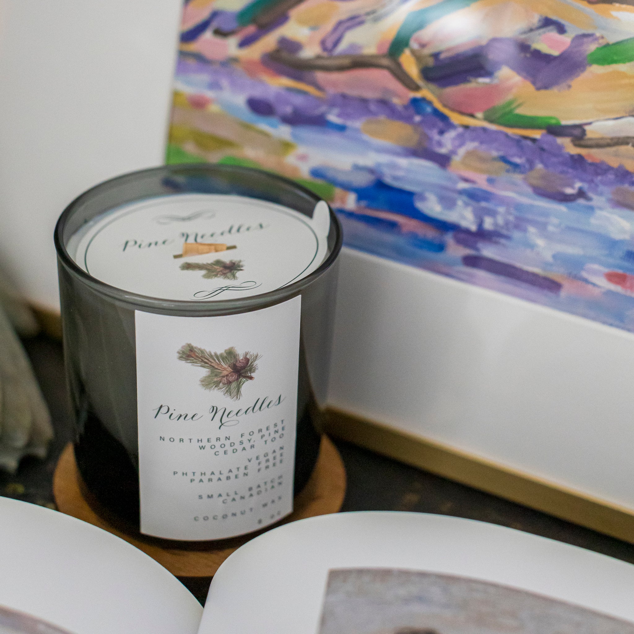 Pine Needles Luxury Candle