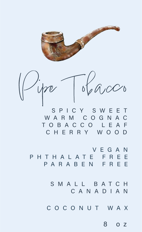 Pipe Tobacco Luxury Candle-