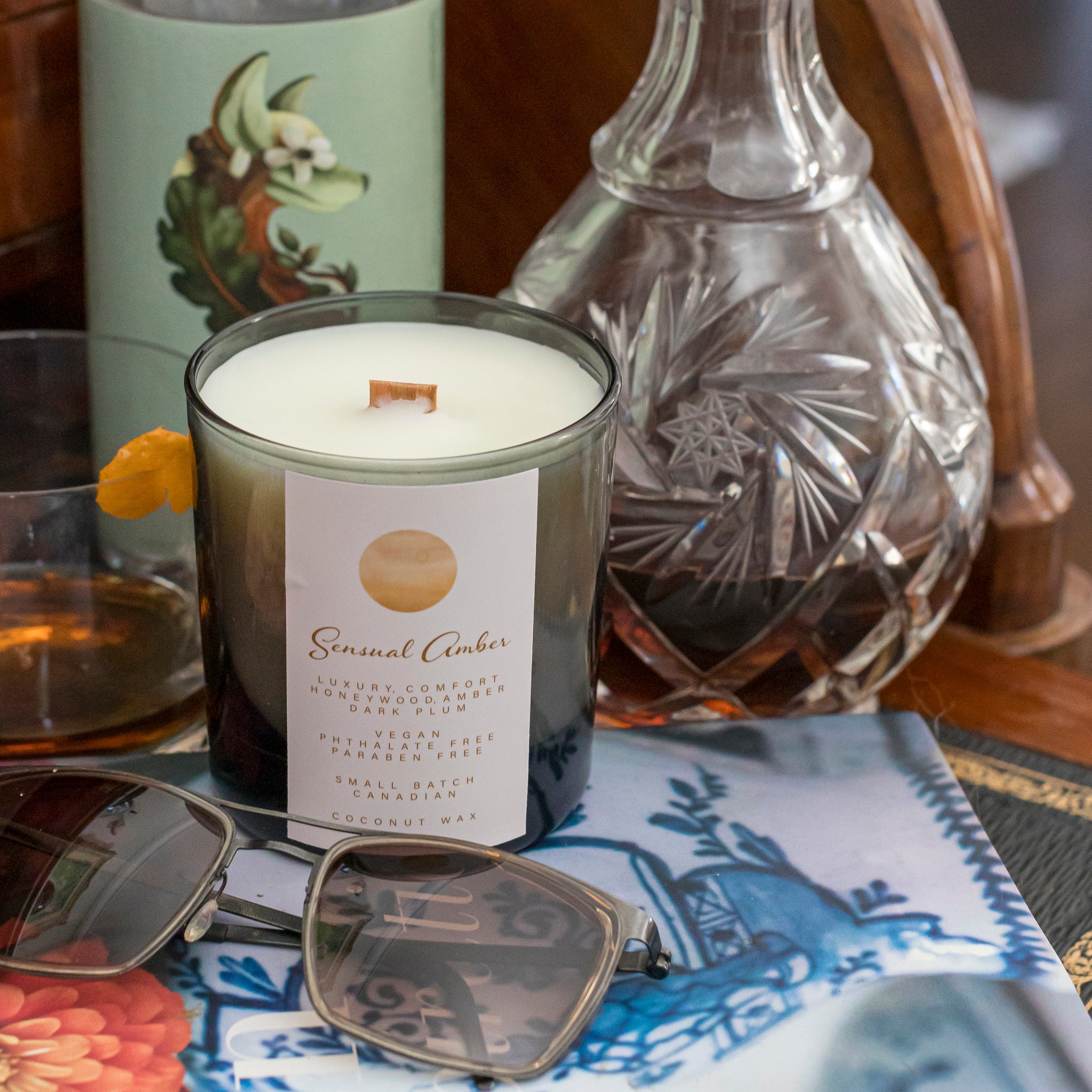 Sensual Amber Luxury Candle