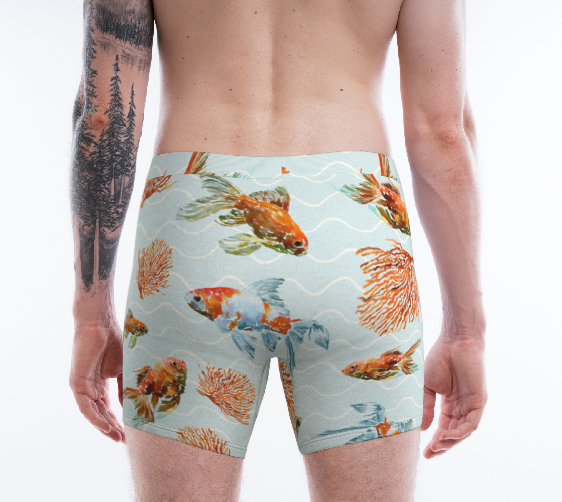 GOLDFISH WATERCOLOUR REPEAT REPEAT