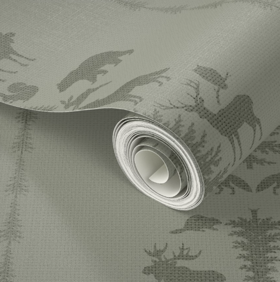 NORTH WOODS STRIPE WALLPAPER