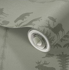 NORTH WOODS STRIPE WALLPAPER