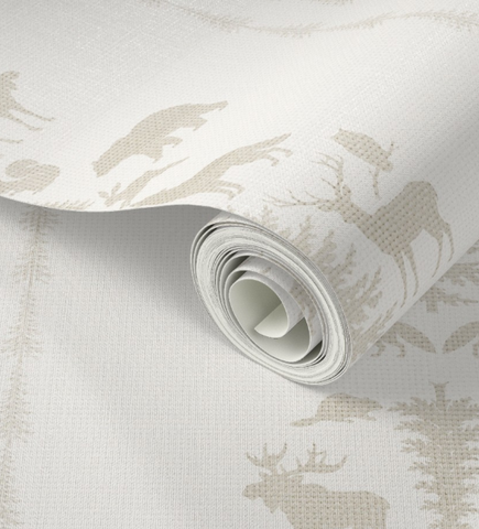 NORTH WOODS STRIPE WALLPAPER